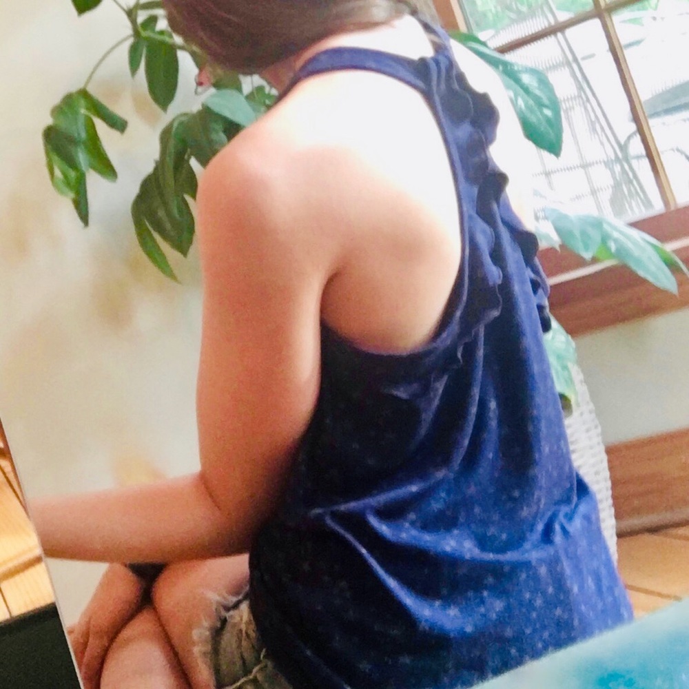 🌃 Fading Stars Ruffled Racerback - Picture 4 of 6